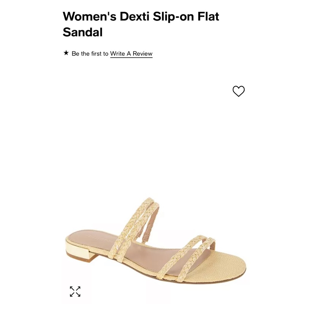 BCBGeneration Dexti Sandal - NWOT - size 9 - cutest sandals with gold heel!